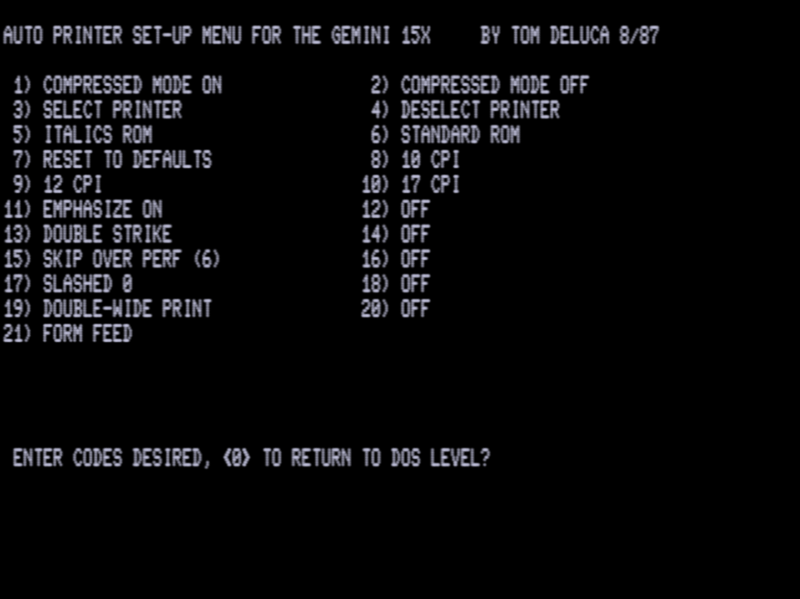 Screen shot